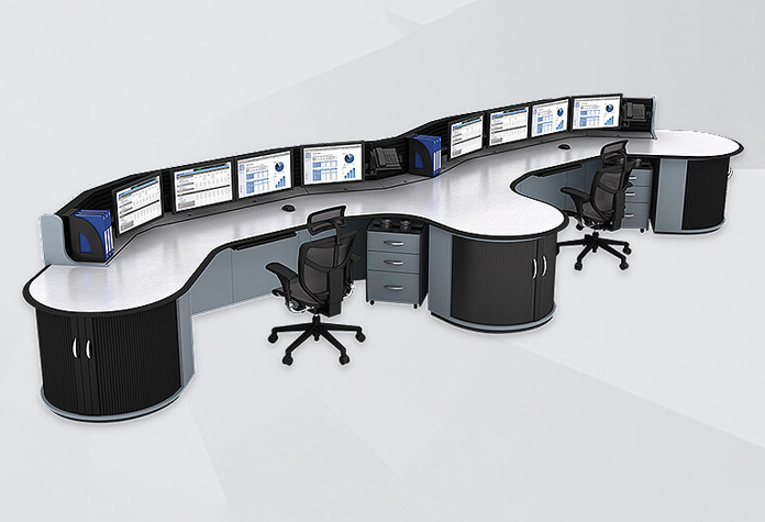 中控室操作臺桌